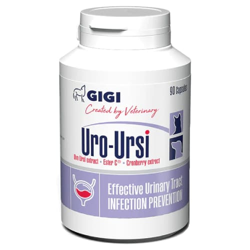 GIGI Uro-Ursi kapsulas urīnceļiem suņiem un kaķiem N90